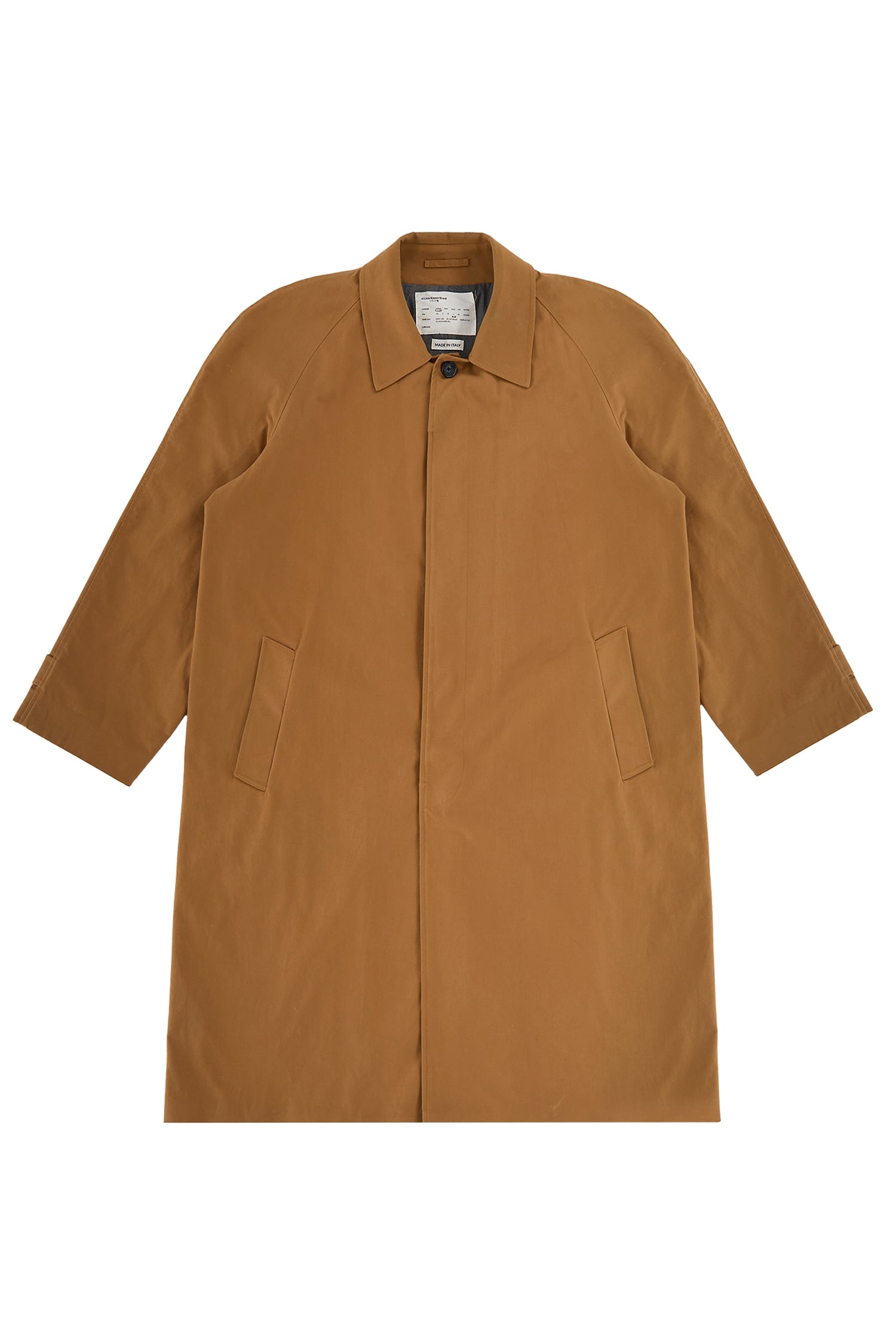 Balmacaan Coat - Camel Brown – A Little Known Brand