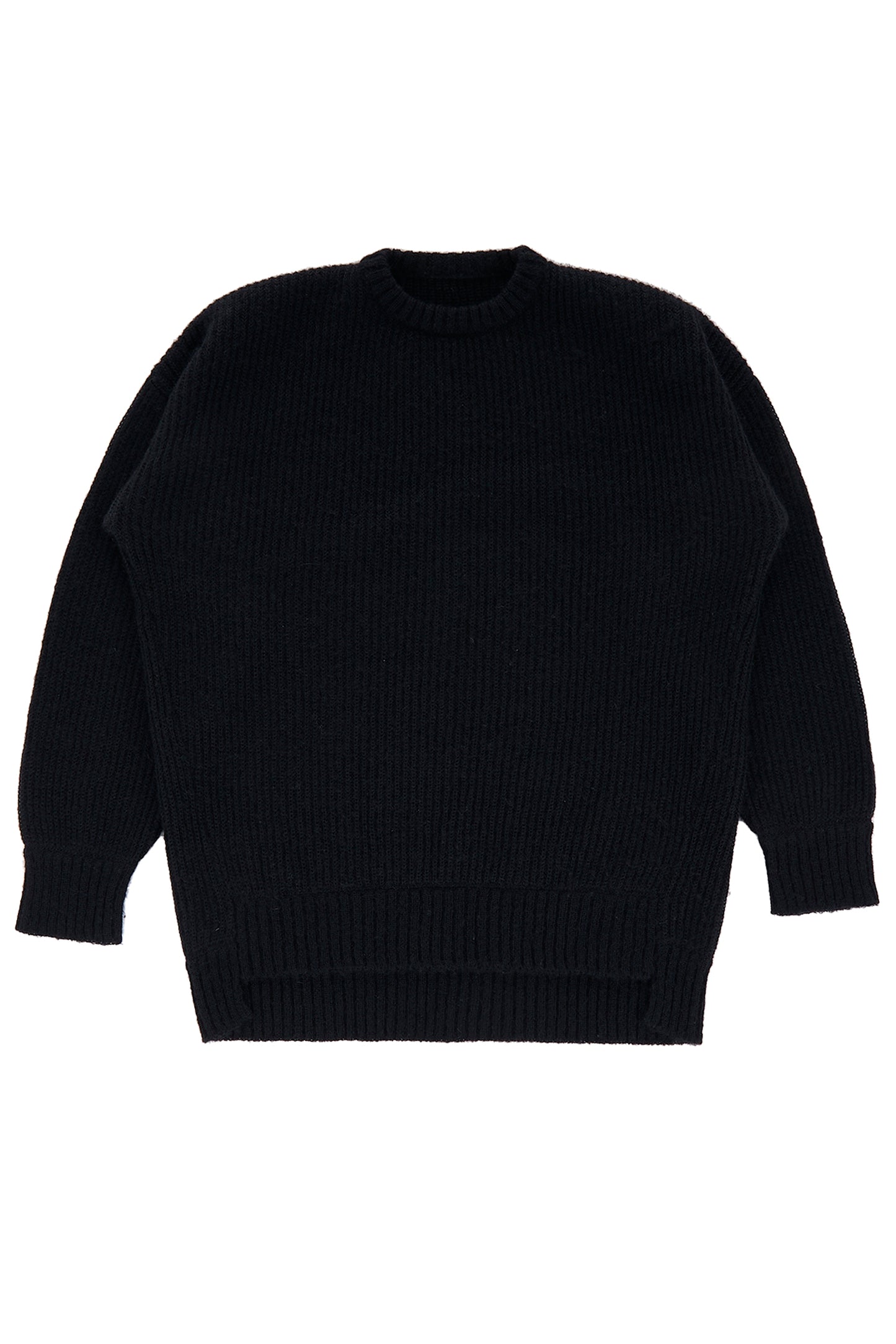 Oversized Mohair Knitwear - Black